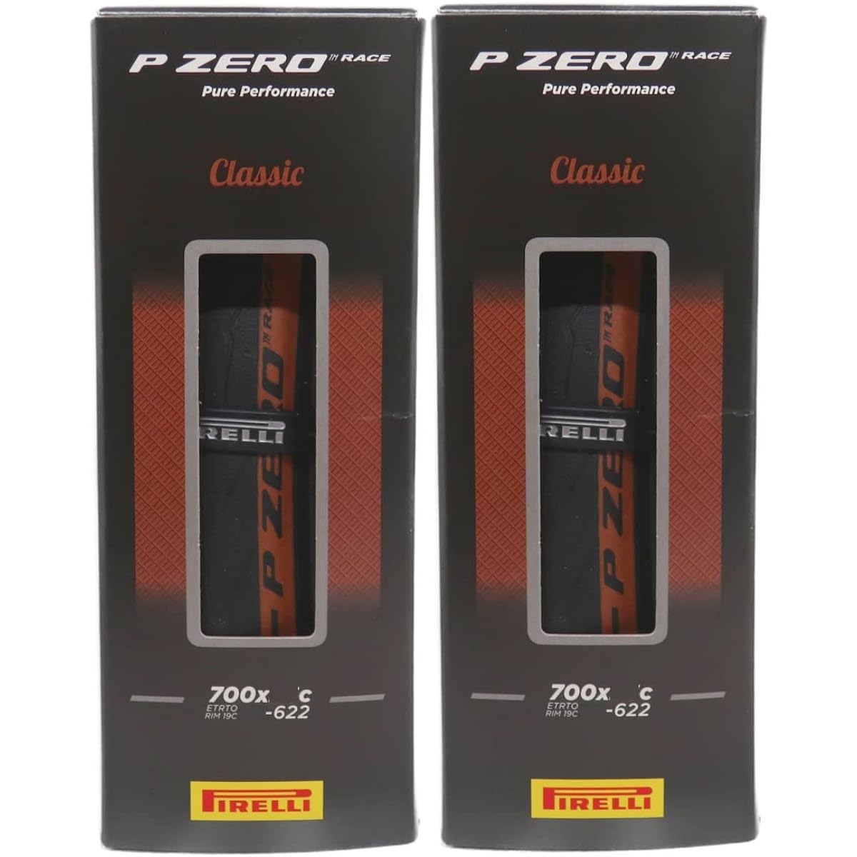 Set of 2 PIRELLI P ZERO RACE CLASSIC Classic Clincher Tire WO 700C [Parallel Import]