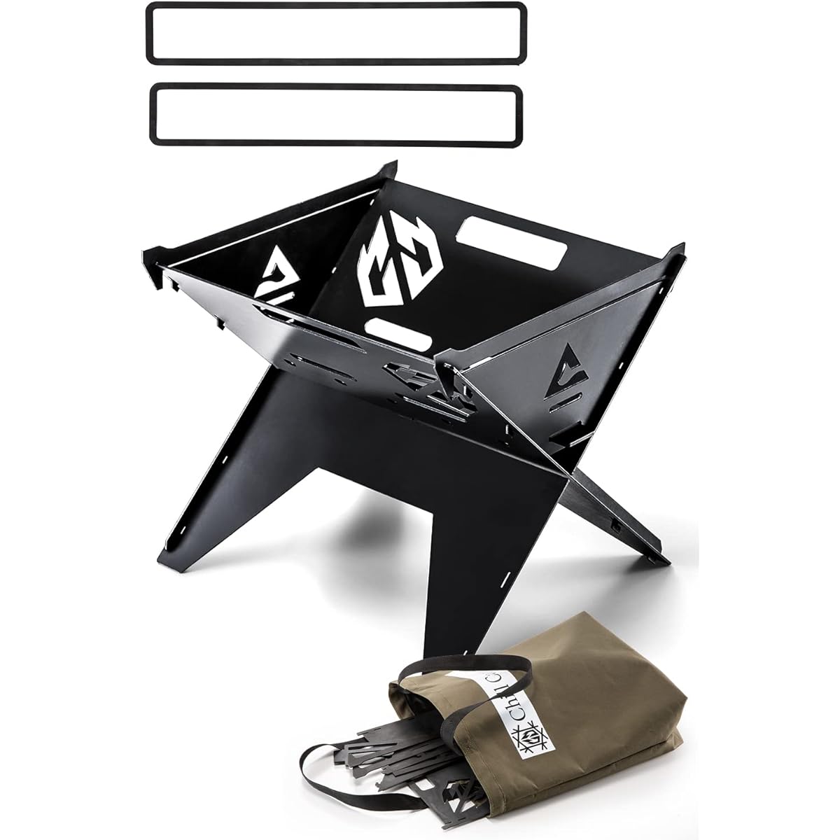 ChillCamping Bonfire Stand Bonfire Camp Compact BBQ Stove (No Iron Plate)