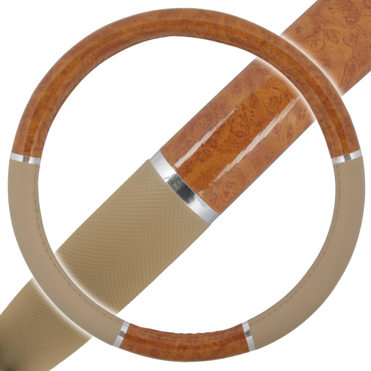 Handle cover -Light wood grain