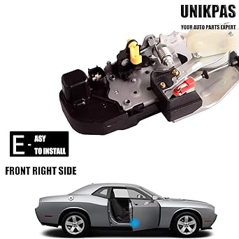 UNIKPAS Lock Actuator Motor Dodge Challenger 2011-2014 Front Right Suplane seat side replacement door Latch actuator 931-750