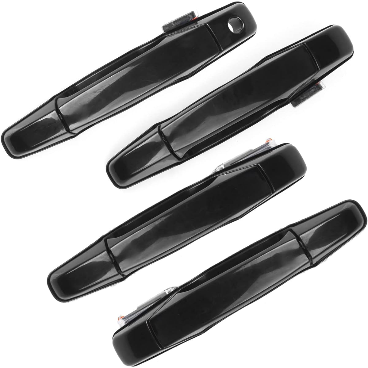 Exterior Black Outside Door handle Frontoria driver & for passenger seats for passenger seats 2007-2014 Cadillac Escaled Chevrolet Sylvalard Sabarban GMC Sierra Ucon Replacement 208258 22738721 259605722 227387222