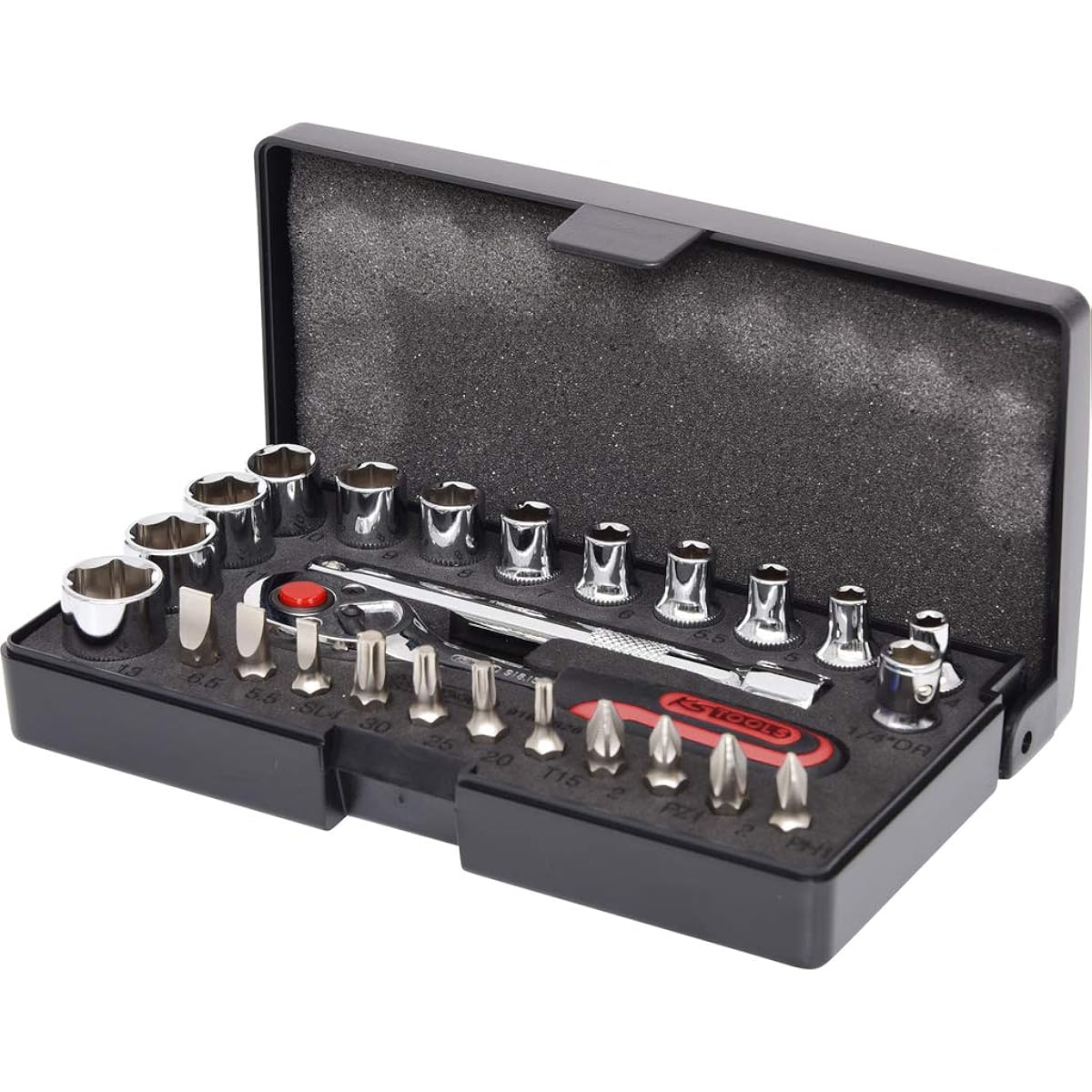 KS TOOLS 1/4" CHROMEplus Socket set 26 pcs 918.0626