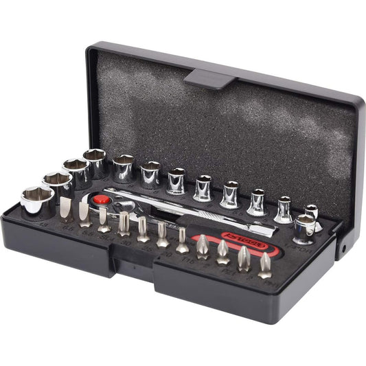 KS TOOLS 1/4" CHROMEplus Socket set 26 pcs 918.0626