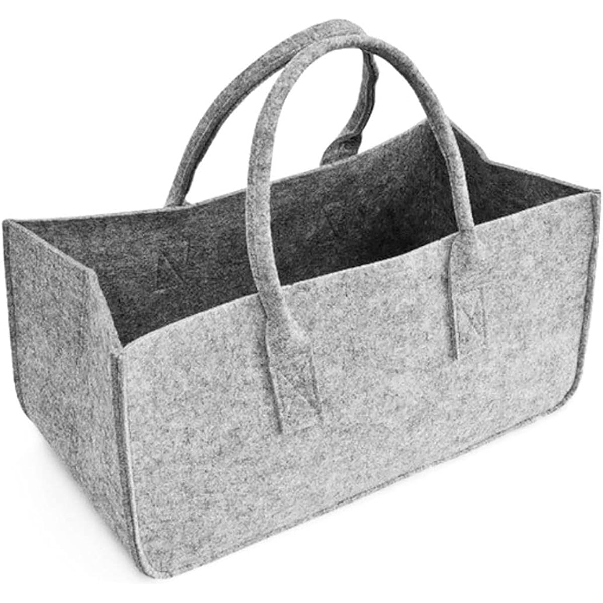 PARK SEVENTEEN Tote Bag Firewood Case Log Carry Storage Bag Camping Outdoor Glamping Multifunctional Versatile Fireplace Stove Accessory Carrying Storage Bag Large Approx. 49cm*27cm*25cm Weight: Approx. 293g (Black)
