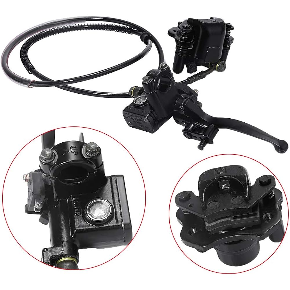 Rear -hand hydraulic disc brake master Caliper Caliper Asambrake brake padded China ATV Quad TAOTAO BUYANG COOLSPORT KAZUMA 50 90 110 125 CC