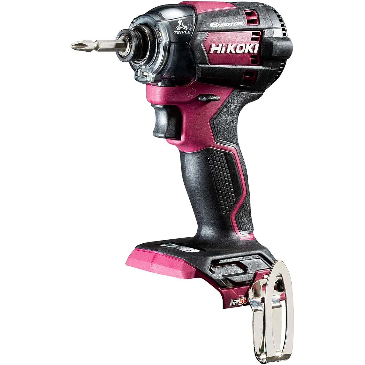 HiKOKI 18V Rechargeable Impact Driver Maximum Tightening Torque 180N・m Flare Red Storage Battery/Charger/Case/Bits Sold Separately WH18DC (NNR)