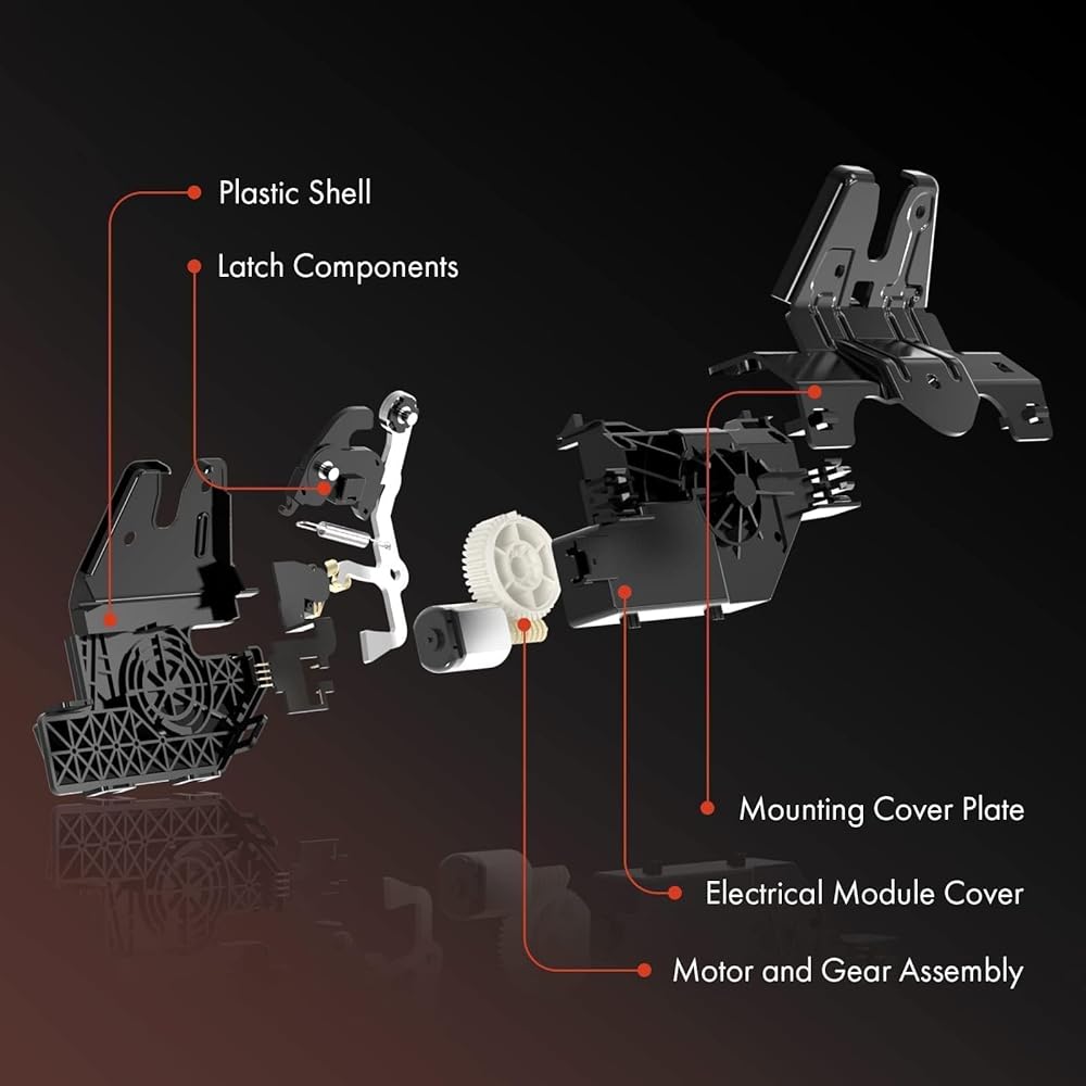 A-PREMIUM Trunk Rock Actuator Kia Rio 2012-2017 Reartail Gate compatible