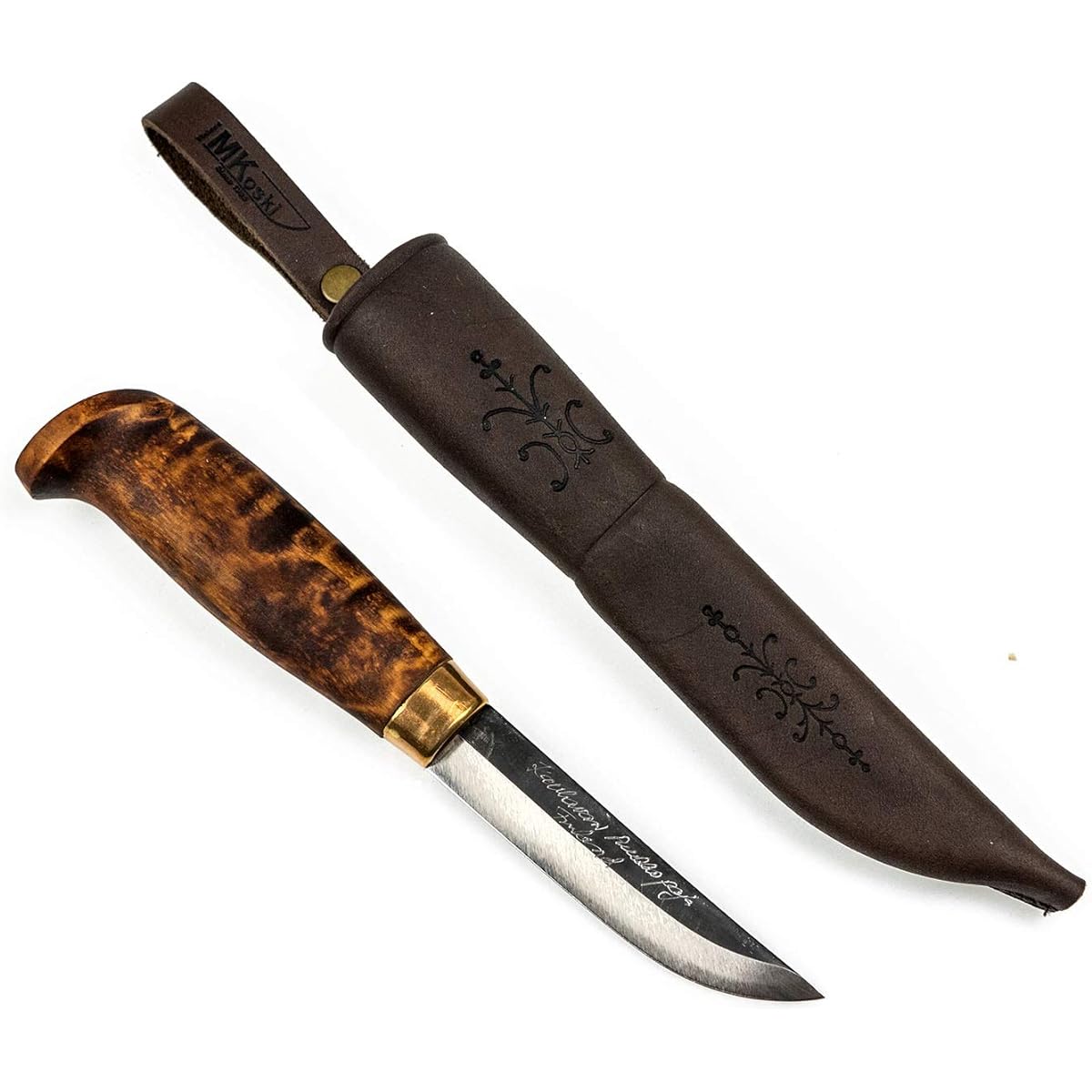 KAUHAVAN PUUKKOPAJA Scandinavian outdoor knife KAUHAVAN PUUKKOPAJA Visa95#106 Brown 03-01-paja-0003