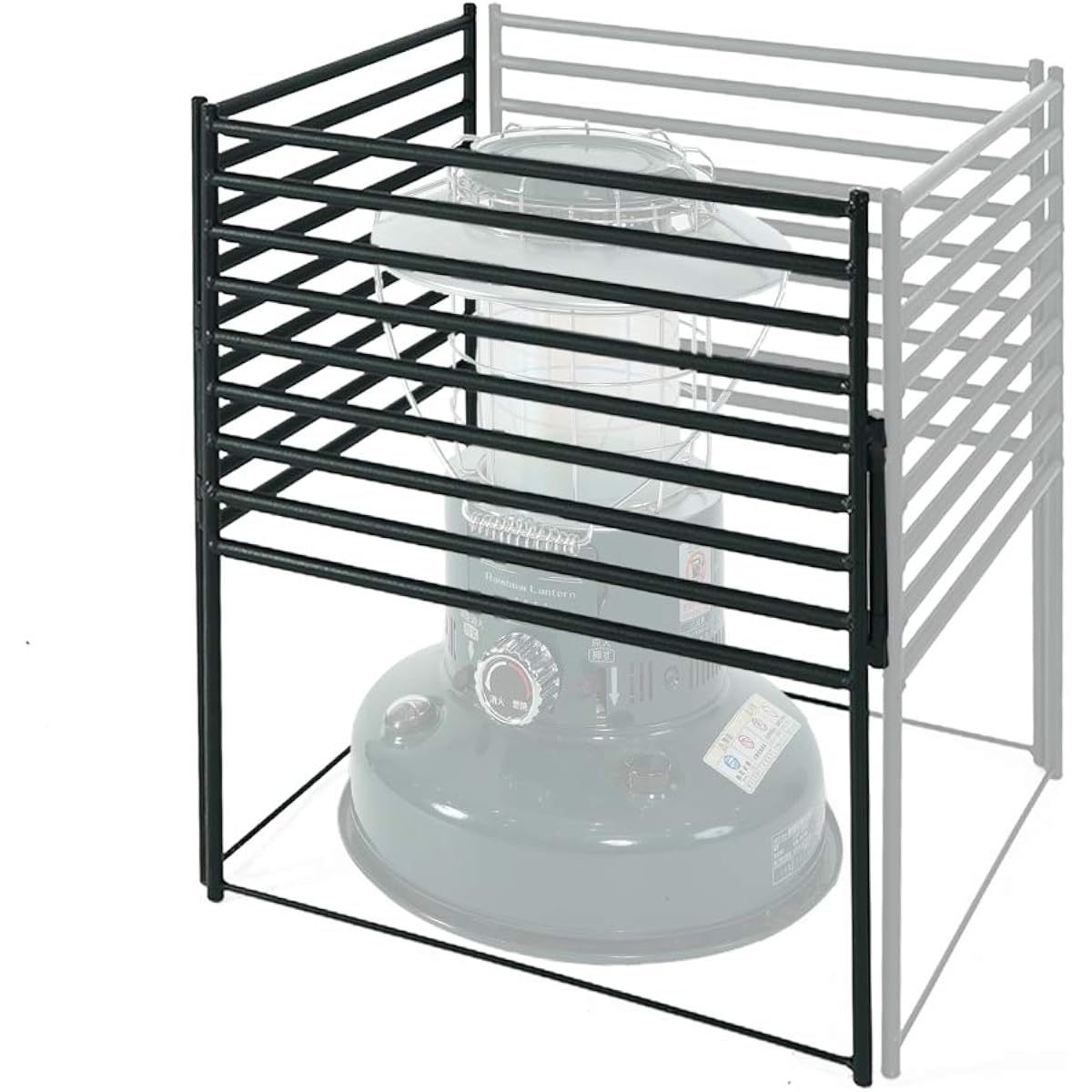 DOD Tequila Guard Camping Stove Guard Compatible with various stove sizes TG2-784 Black (approx.) W49 x D1.3 x H53cm / piece