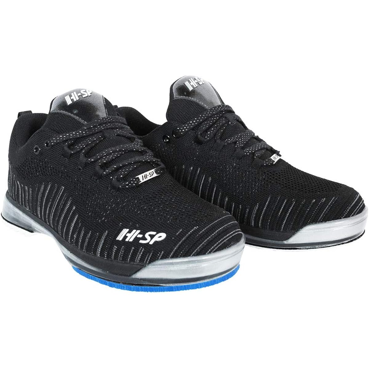 HI-SP TPU-1380 Bowling Shoes High Sports Bowling Equipment Bowling Goods Shoes (Black, 27.0cm)