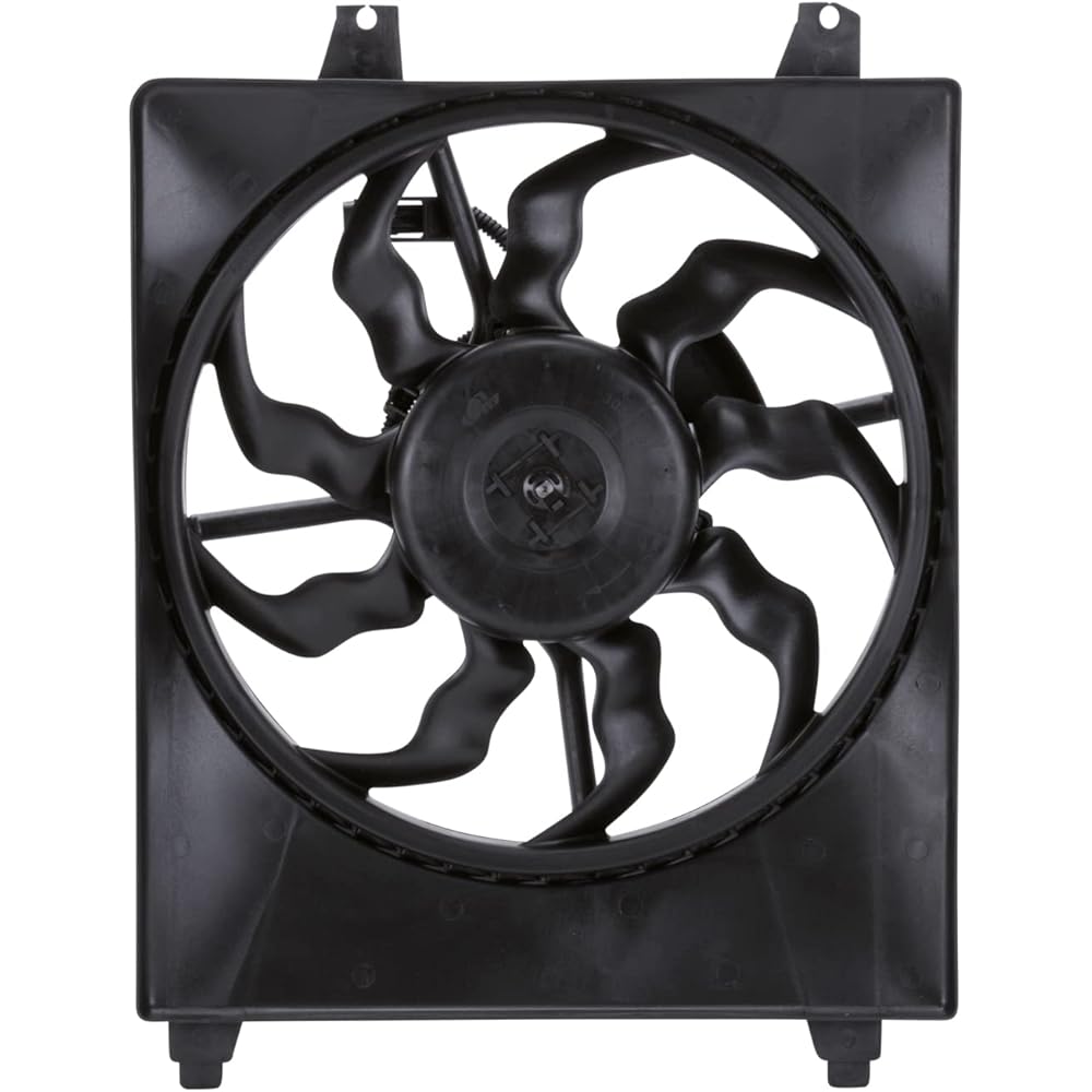 TYC 611000 Hyundai Santa FE replacement condenser Cooling Fan Sembris