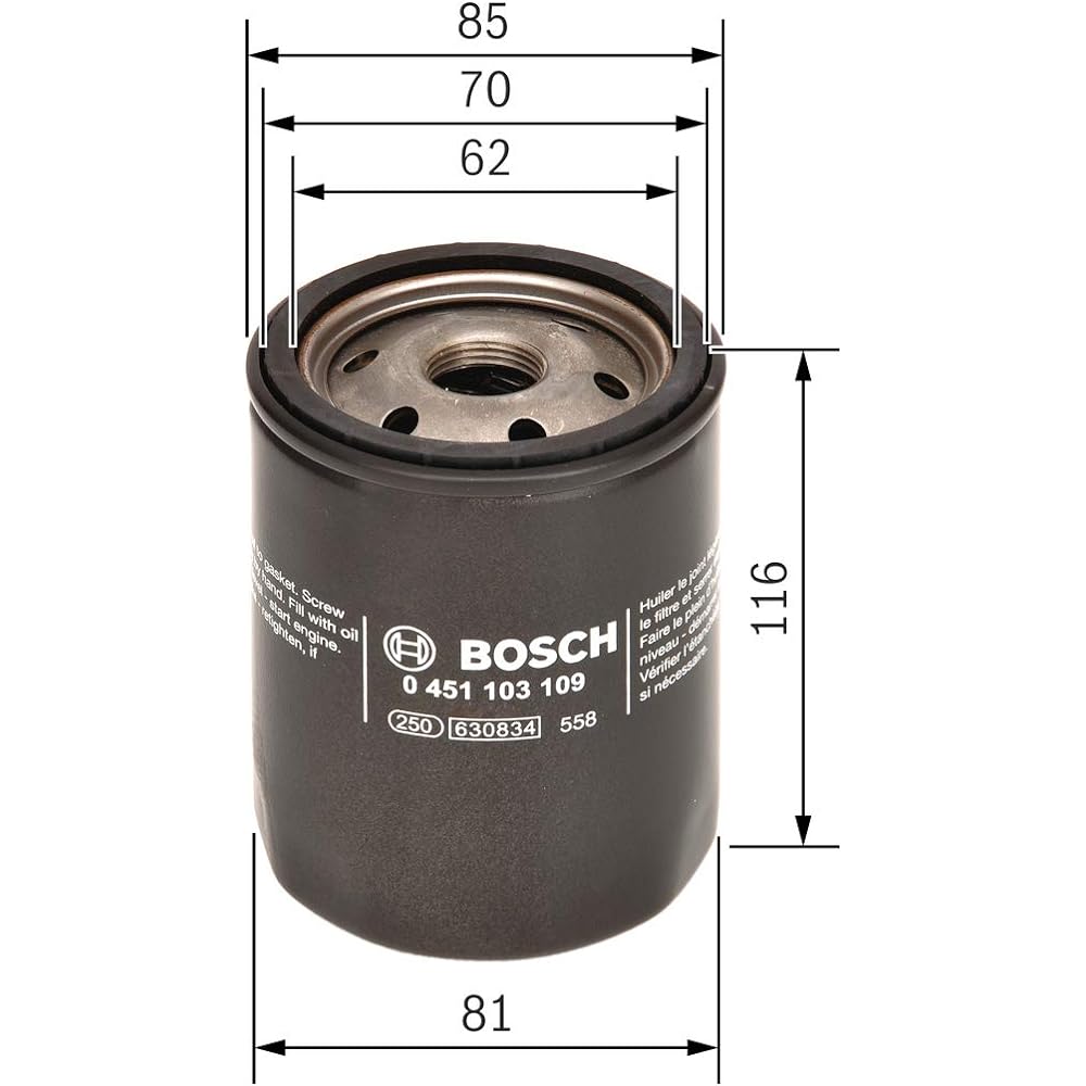 BOSCH oil filter 0451103109