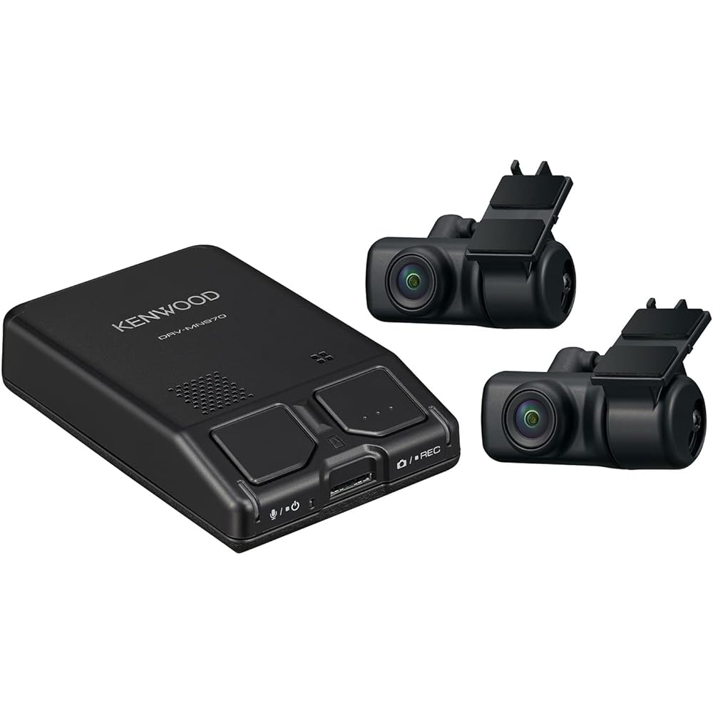 KENWOOD Drive Recorder DRV-MN970 Navigation-linked 2 cameras compatible with front and rear shooting, black KENWOOD