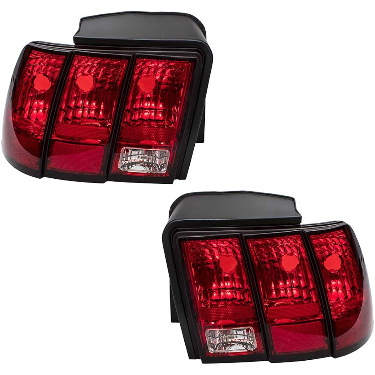 Autoandart replacement driver's seat and passenger seat tail lamp 1999-2004 Mustang Base GT Mach I Bullitt 3R3Z 13405 AA 3R3Z 13404 AA