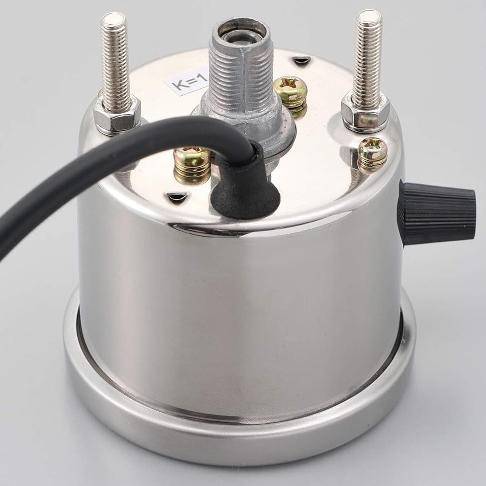 Daytona Motorcycle Mechanical Speedometer Stainless Steel Body/Black Panel/White LED φ60 140km/h Display with Indicator 15637