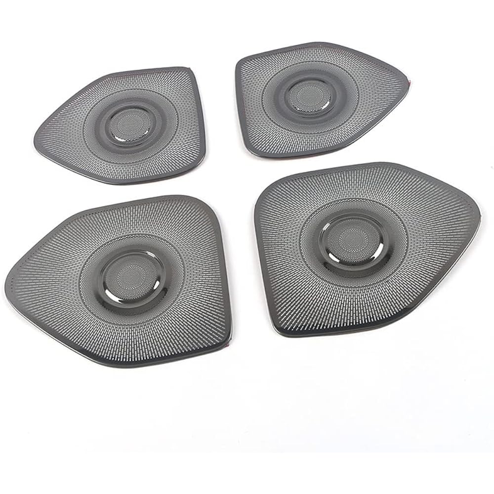 Onami 22X-TR21-BK NISSAN X-TRAIL T33/SNT33 Stainless Steel 4P for Nissan X-Trail Speaker Cover, Door Speaker Ring, Interior Panel, Interior Parts, Black