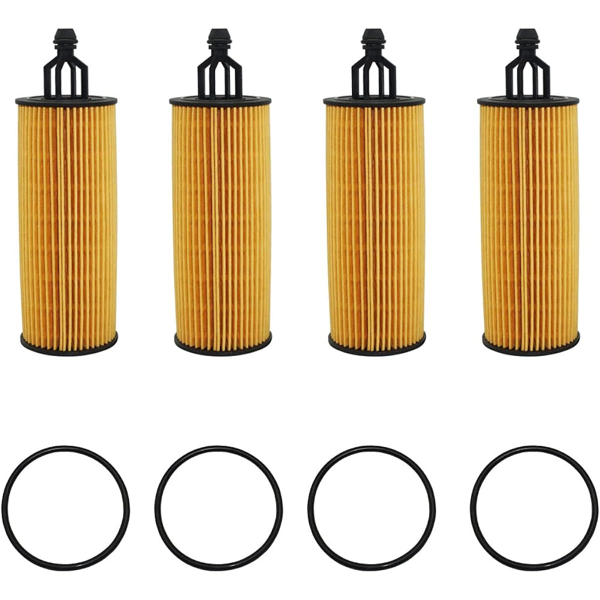 Oil filter replacement 2014-2019 RAM PROMASTER 1500 2500 3500 2014-2020 2014-2020 Complete synthesis and mixing motor oil 68191349AA HP7026 68191349AB replacement (4 pieces)