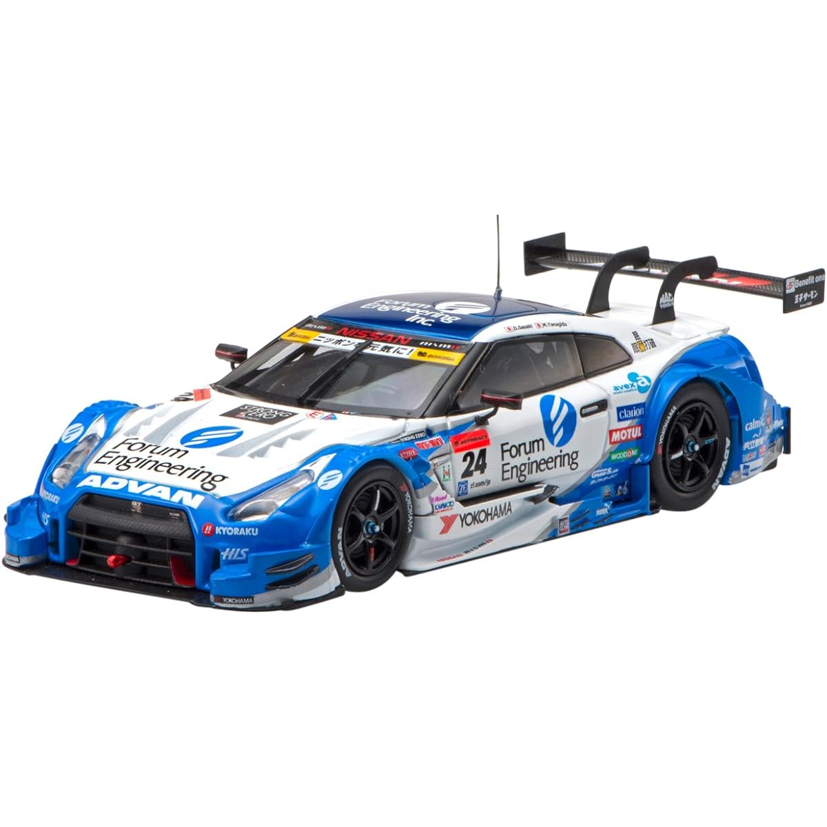 Ebro 1/43 Forum Engineering ADVAN GT-R SUPER GT GT500 2016 Rd.2 Fuji No.24 Completed Product