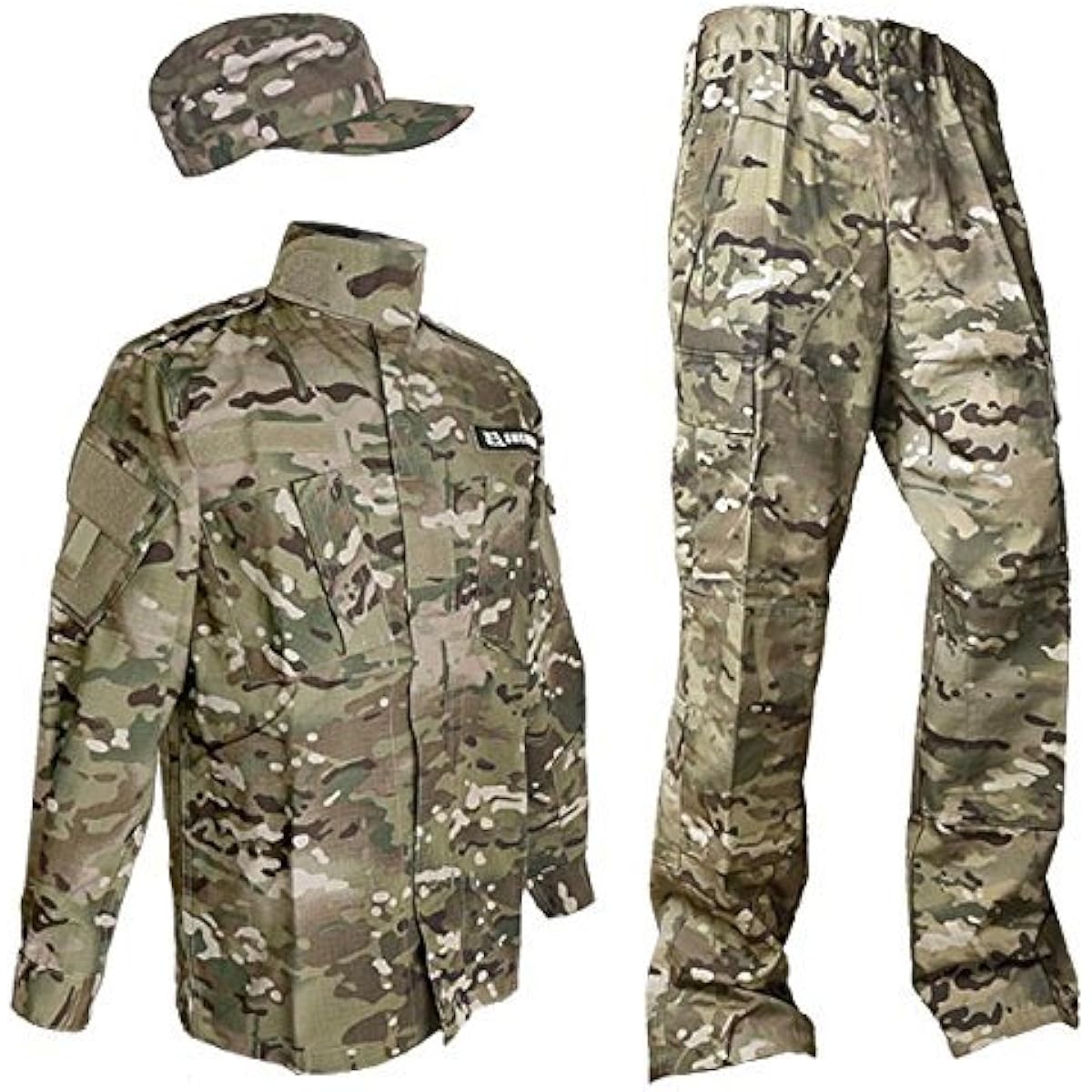 Camouflage top and bottom/patrol cap set multicam US size L bdu-cm01-L [parallel import goods]