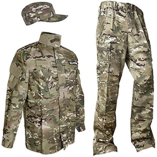 Camouflage top and bottom/patrol cap set multicam US size L bdu-cm01-L [parallel import goods]