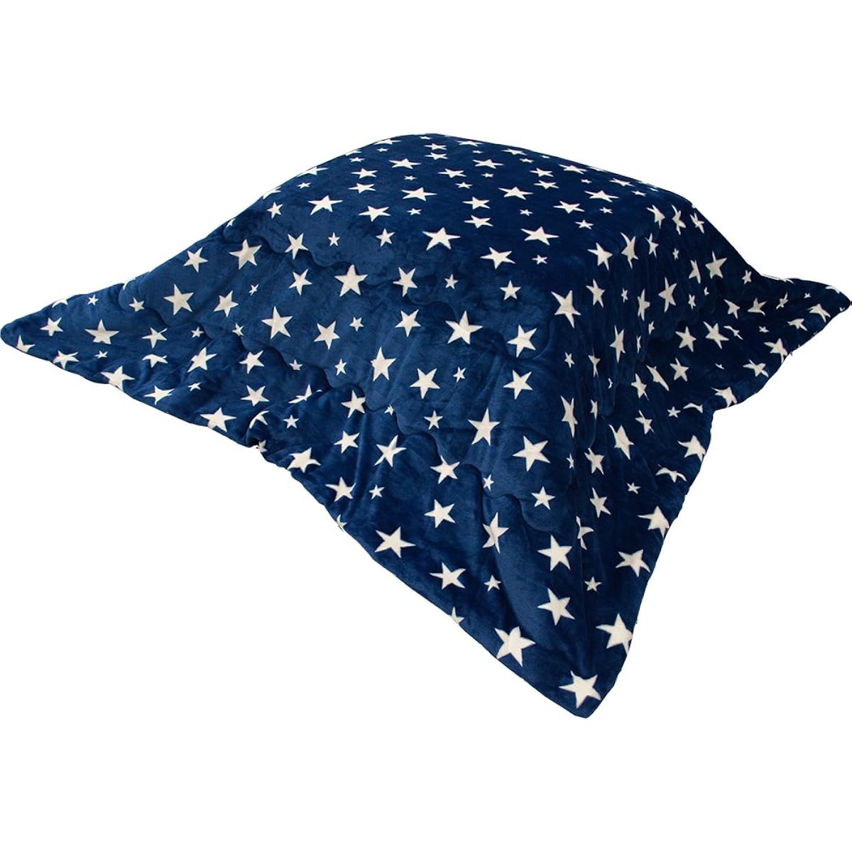 Arie (Arie) Smooth Kotatsu Futon Rectangular Star 190 x 240 cm Navy