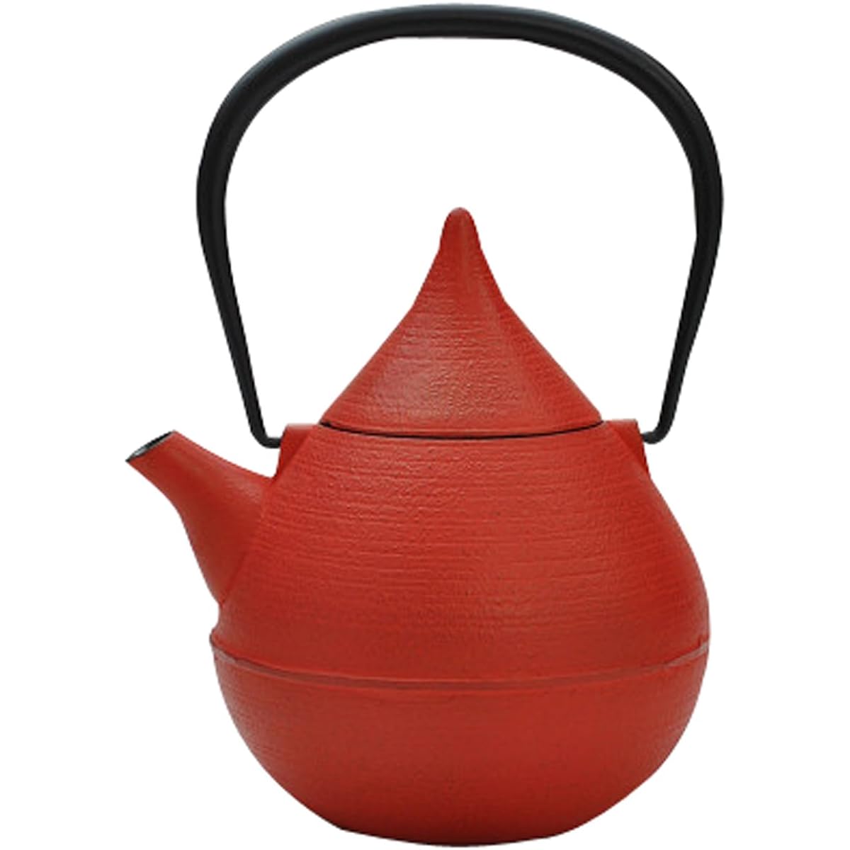 Nanbu Tekki Teapot: Ichido Teapot Shizuku 0.65L Red W14xD12xH20(cm)