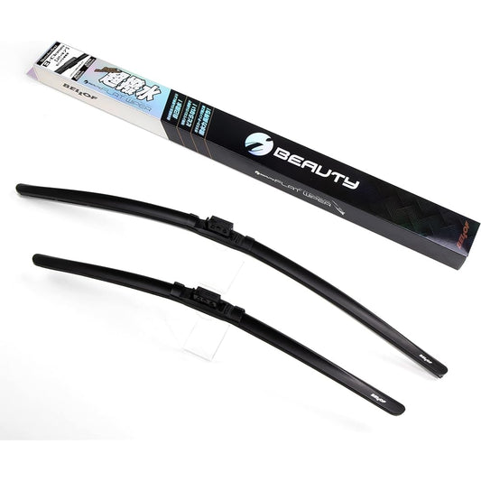 Wiper Blade Super Water Repellent For Benz B Class (247) / GLA (247) Only [Please check the 3rd image] For right-hand drive cars, driver side 650mm, passenger side 500mm, for 1 car, Eye Beauty S Flat Wiper IFW107