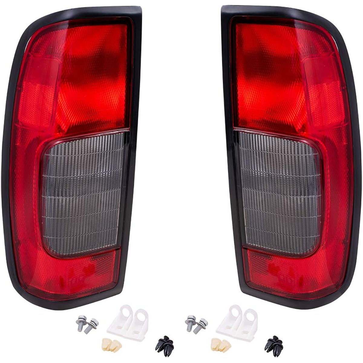 BROCK replacement driver and tail lamp for passenger seats with maok lens 98-04 Frontier pickup truck 265597B425 265547B425