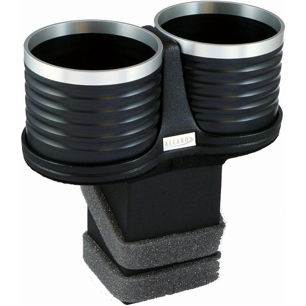 ALCABO Interior Multi-Pocket Series "Black/Ring Cup Holder (AL-M308BS)"