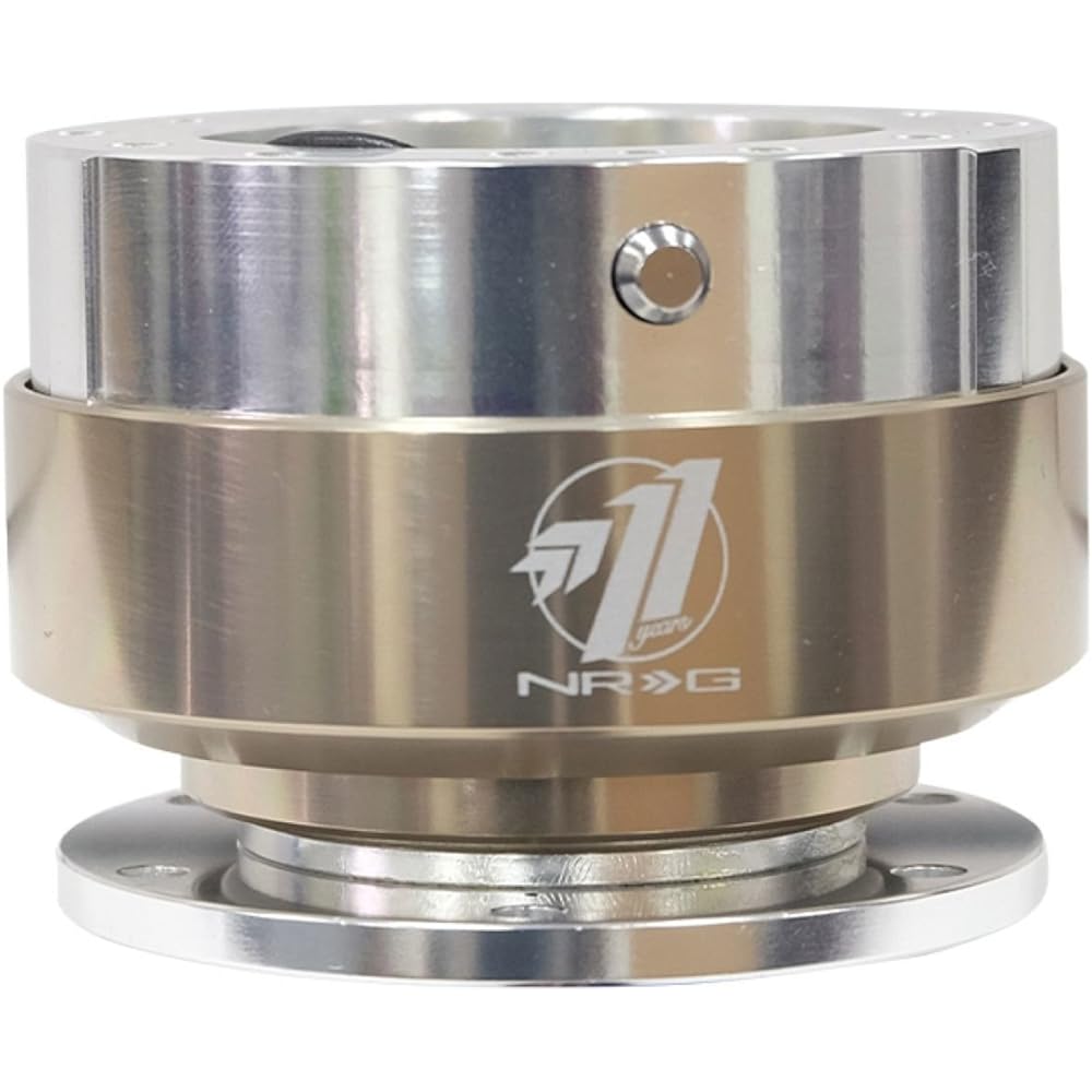 NRG Innovations NRG-SRK-100TI Race Steering Wheel Quick Release Adapter Black Body/Titanthromb Ring 6 Hole