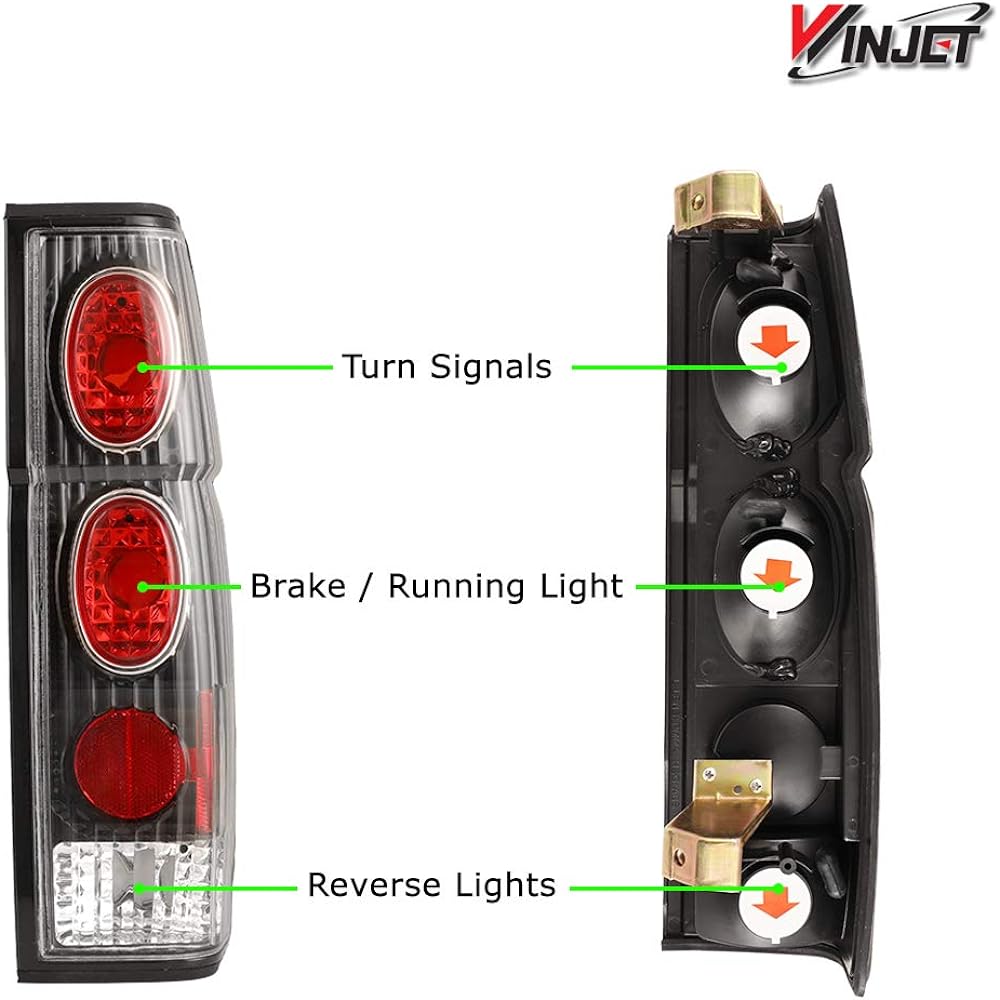 Winjet Tail Lights for For Nissan 1986-1994 Hardbody
