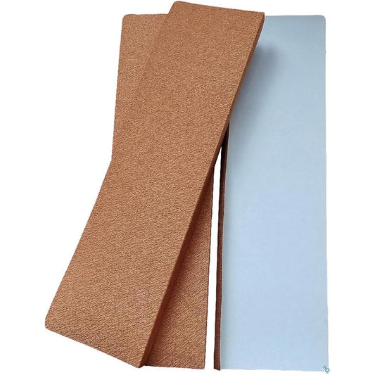 MINIU Stair Anti-Slip Mat Flax Material Durable Eco Soundproof Elderly Children Pet Foldable (Camel Color, 15 Pieces)