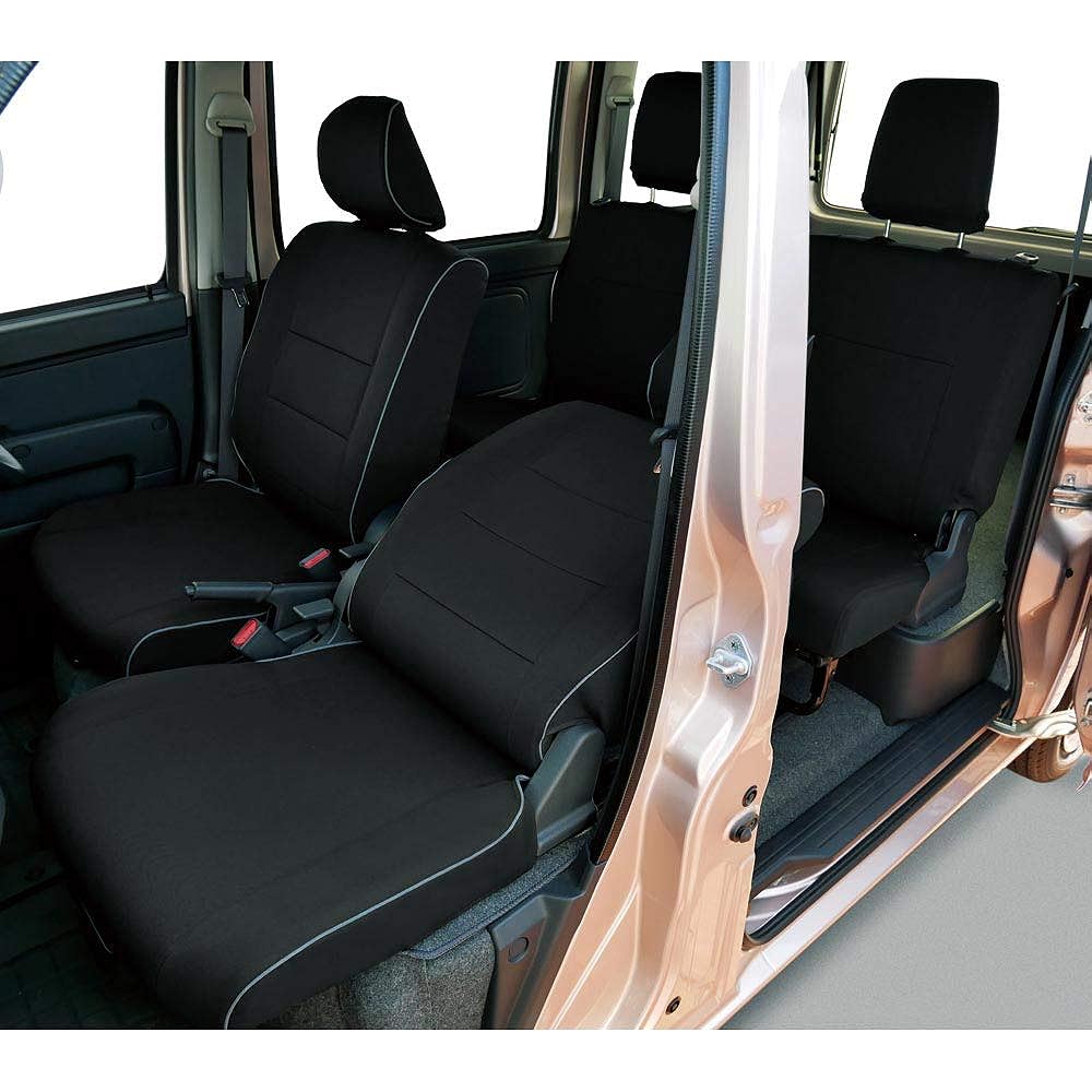 BONFORM Seat Cover Waterproof M4-69 Hijet C Exclusive 2 Trains M4-69 Hijet C Black 4475-71BK