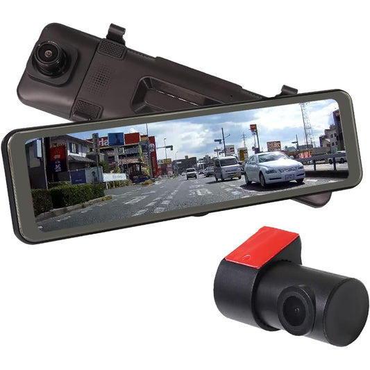 MAXWIN Drive Recorder, Mirror Type, 2 Cameras, Front and Rear Simultaneous Recording, Japanese Car Specifications, Right Hand Drive, 11 Inches, Small Cars, Light Cars, In-Car Camera MDR-G009B