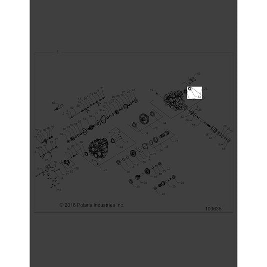 Polaris 2013-2020 Rzr General Seal Trip Lip Vtn Hlx 3235495 OEM