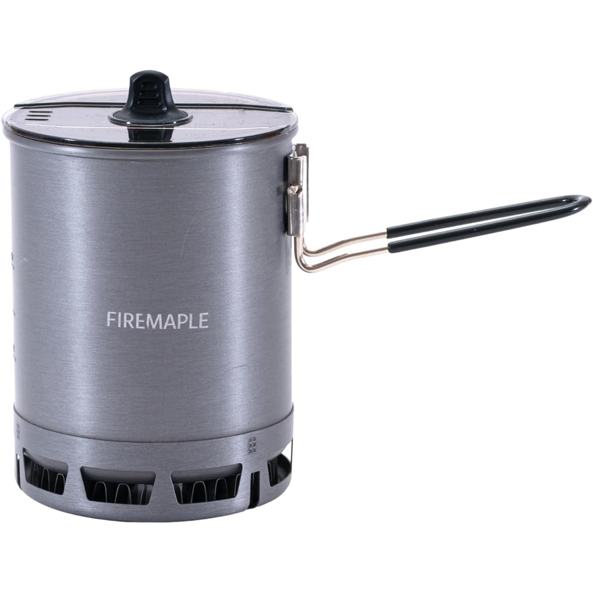 FIREMAPLE Petrel Ultralight Pot 600ml Petrel Pot Lightweight Heat Exchanger Outdoor Cooker with Lid Day Trip Tent Night Climbing Cookware Storage Bag Included