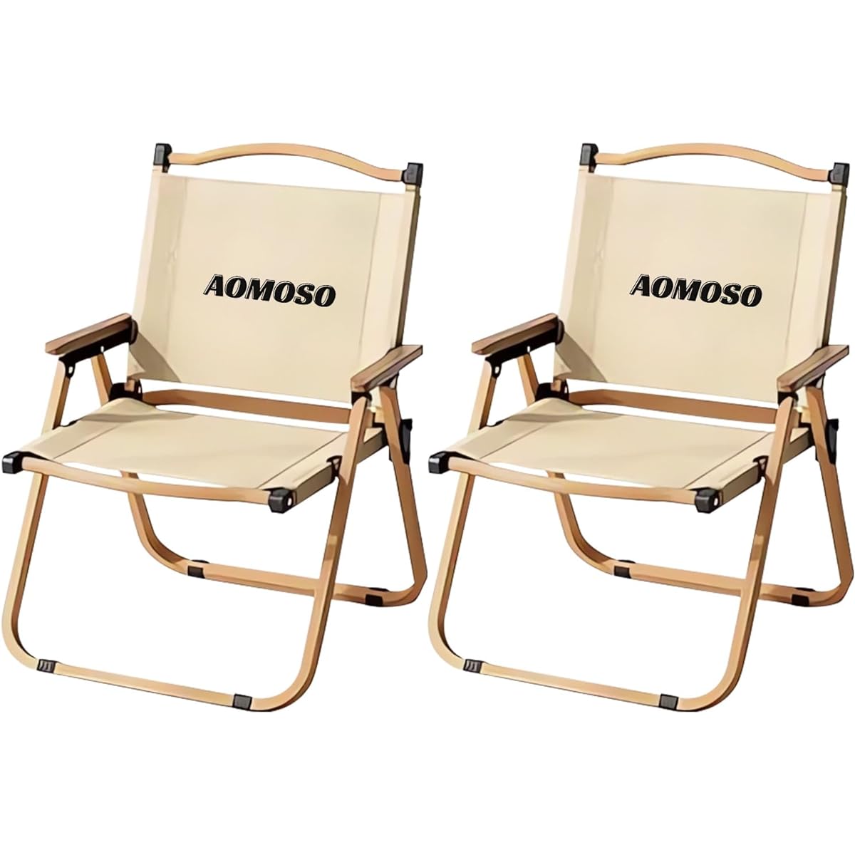 Aomoso Outdoor Chair Camping Chair Cool Fabric Summer Specification Lightweight Folding Chair L Size 78x54x51cm Load Capacity 150kg Compact Portable Camping Chair (1)