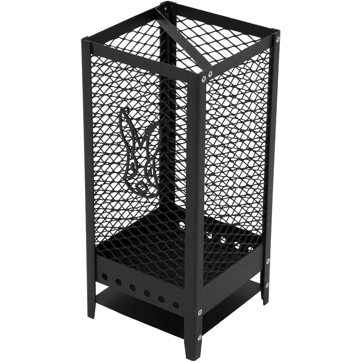 DOD bonfire stand Mardeka Satate New structure that allows you to see the fire from all directions and keep you warm Q5-890-BK