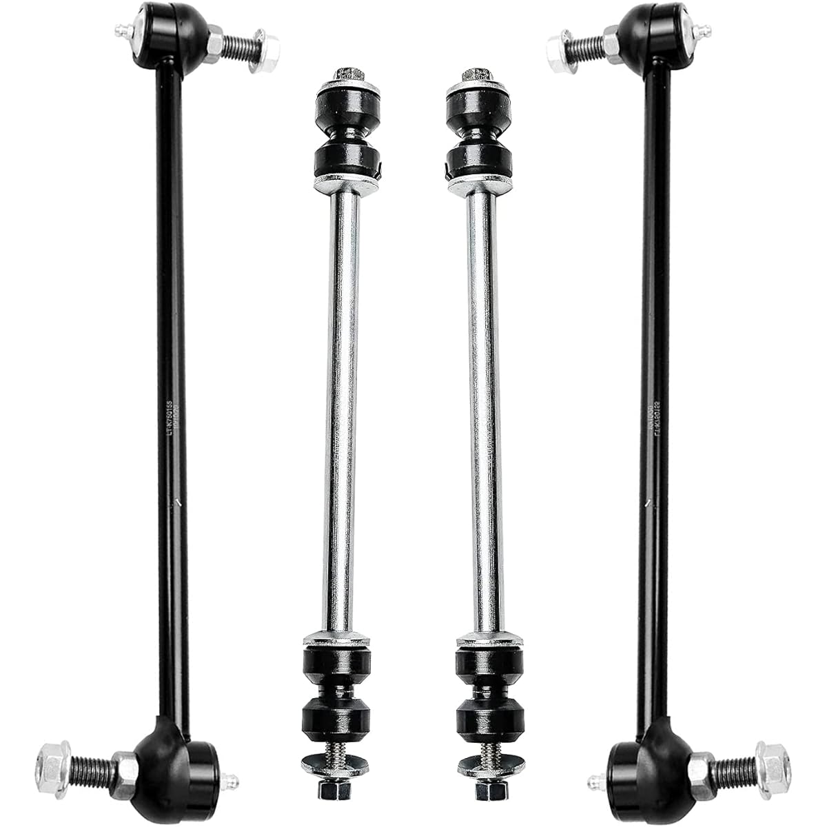 DETROIT AXLE 4S2500138 Front & Lear Stabilizer Swaber Endink (4 pieces)