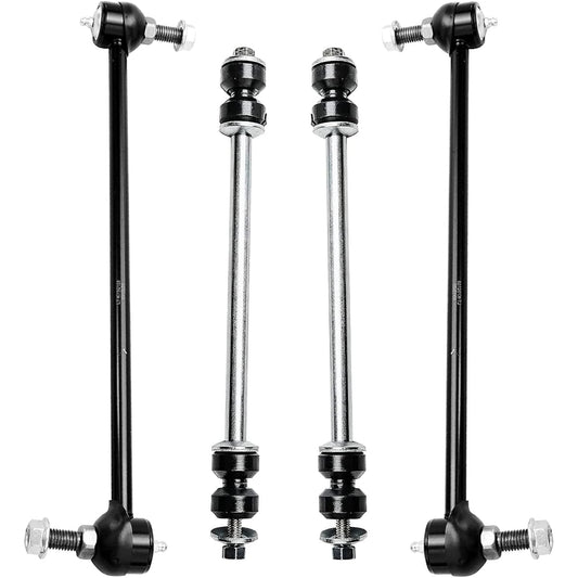 DETROIT AXLE 4S2500138 Front & Lear Stabilizer Swaber Endink (4 pieces)