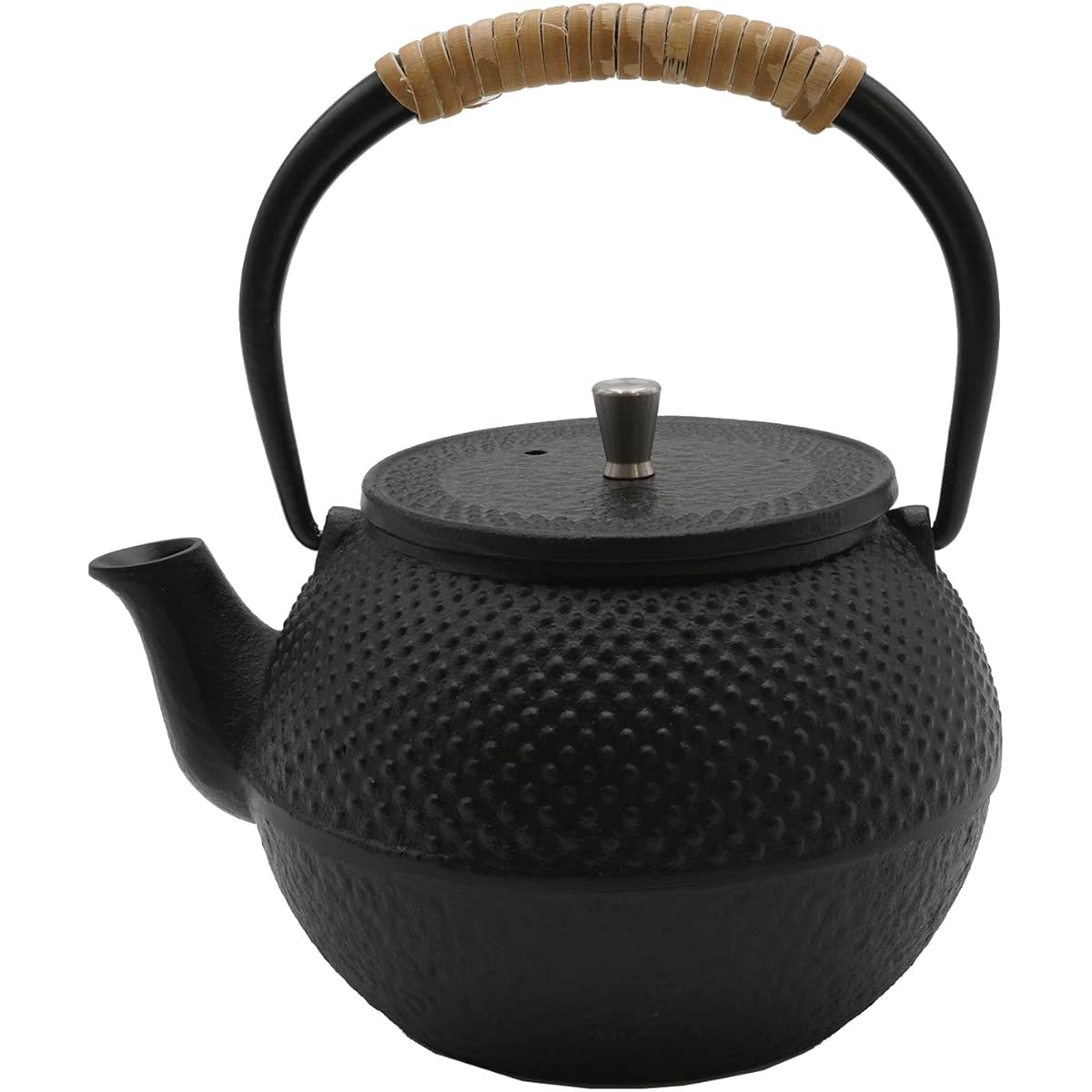 Tonami Shoten Nanbu Iron Kettle Teapot Miyabi Black 0.4ℓ Made in Japan 50094 Outdoor Camping Open Fire OK Repaintable