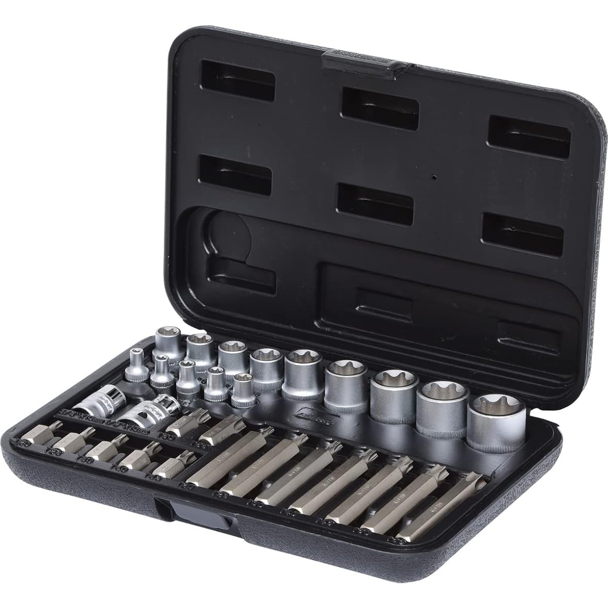 KS TOOLS TX Socket and bit set 30 pcs 911.4301-1