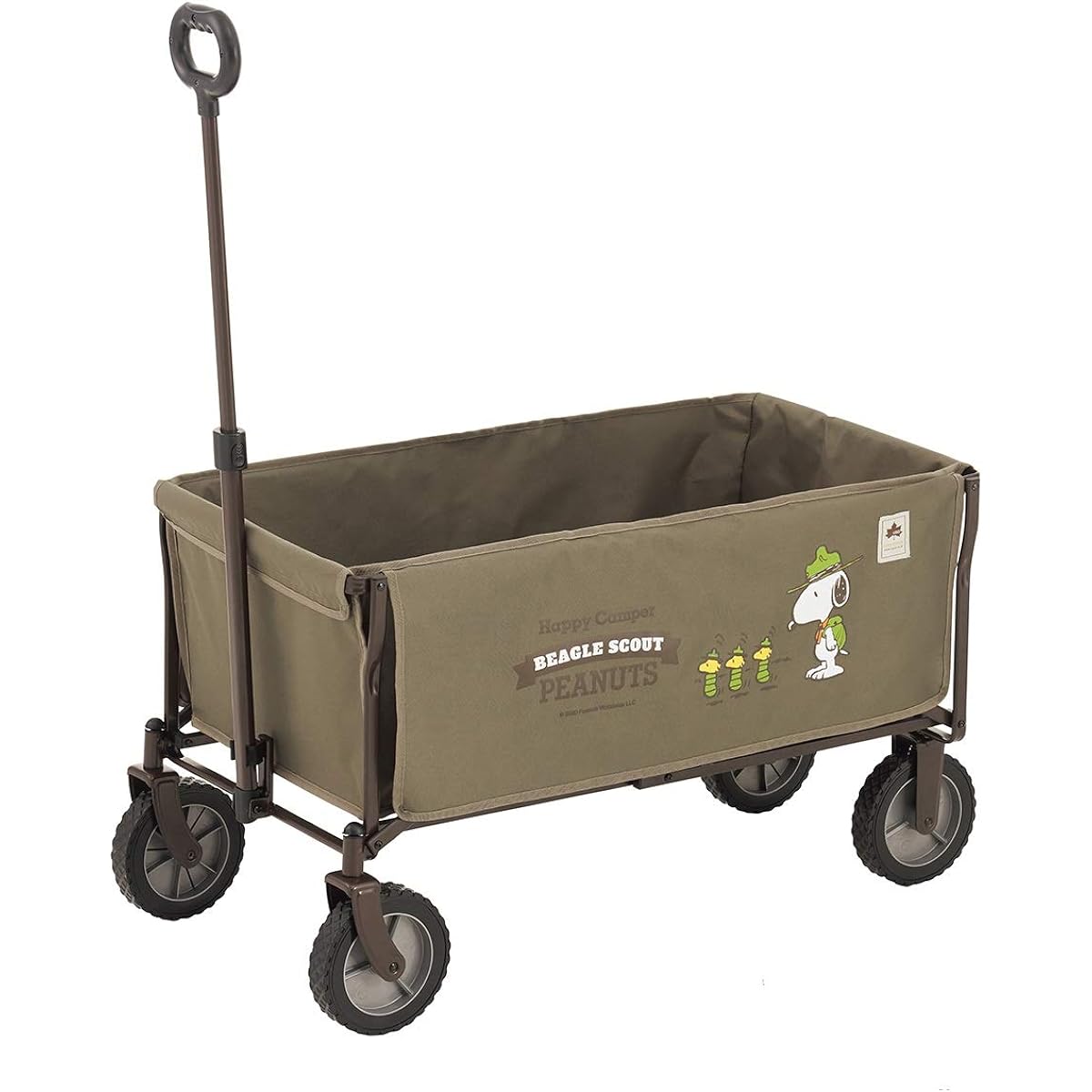LOGOS SNOOPY (washable) carry cart 86001087 Khaki (approx.) Width 100 x Depth 51 x Height 56 cm