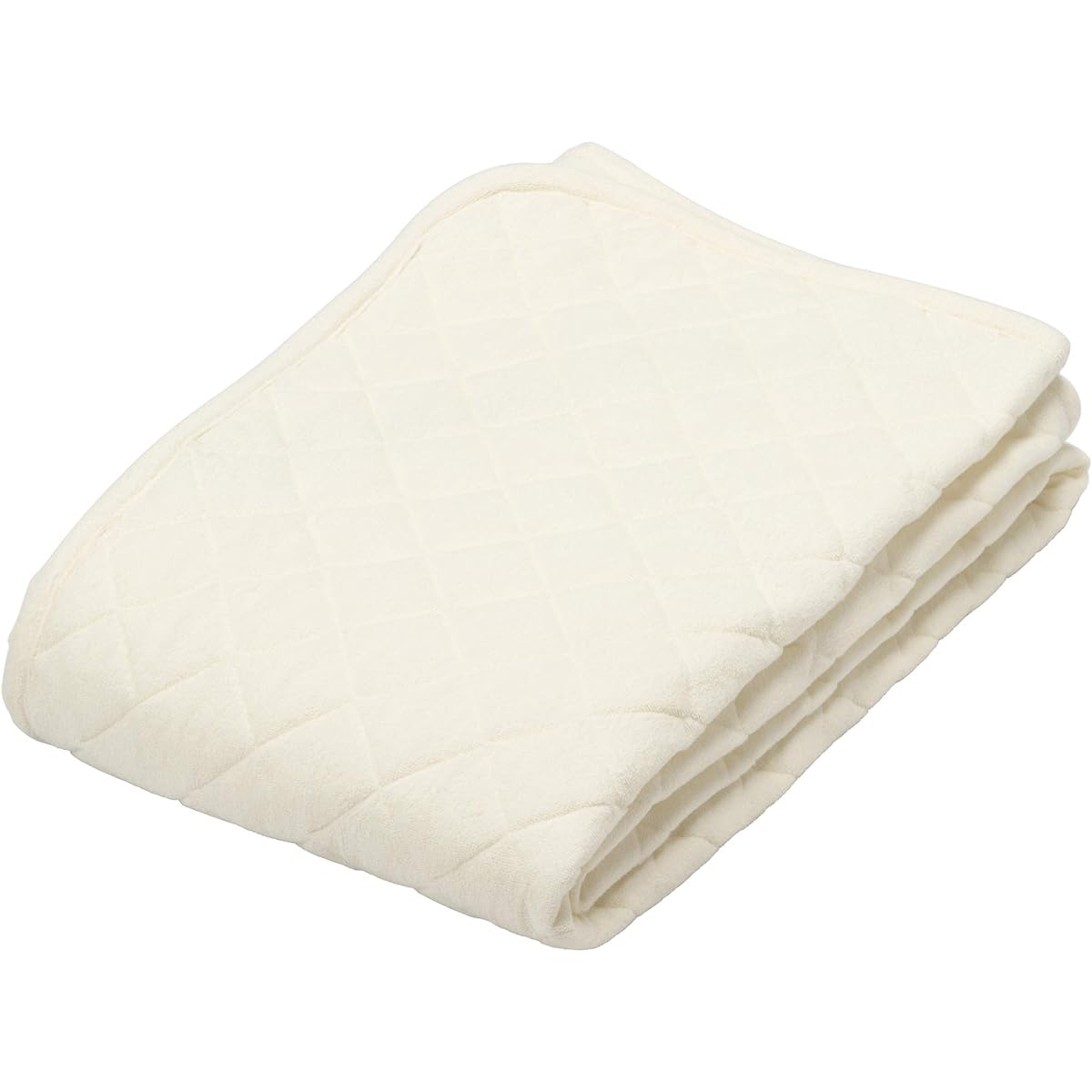 nishikawa [Nishikawa] Queen bed pad, 100% cotton, fluffy pile, heavy duty rubber, can be used all year round, made in Japan, beige CM30850008BE