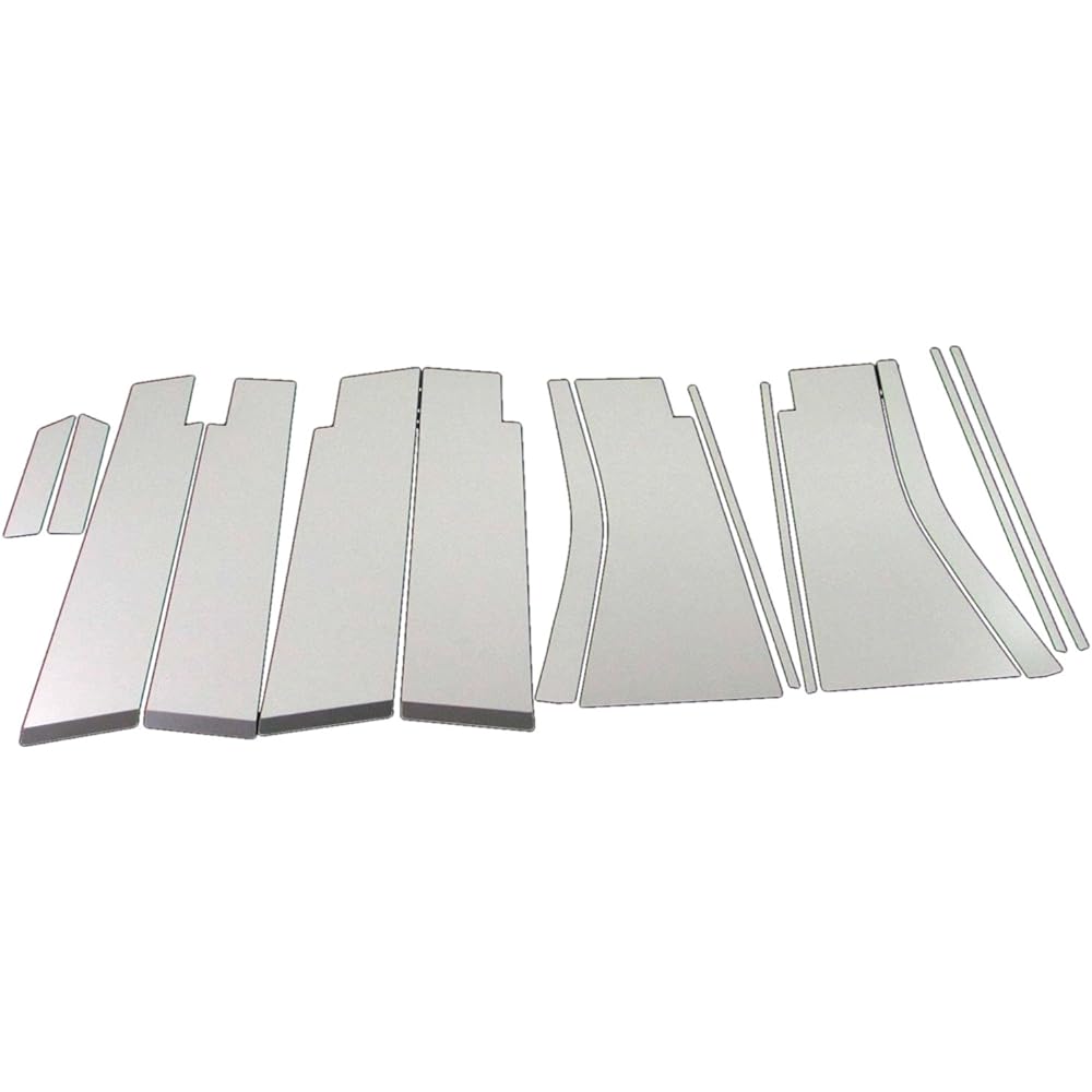 BRIGHTZ Elgrand E52 PE52 PNE52 TE52 TNE52 Super Mirror Stainless Steel Plated Pillar Panel Useful 14PC [PIL-SIL-142] 6157