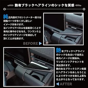 [Echoes Product] Nissan Aura FE13 e-power aura Dedicated Front Meter Interior Panel Glossy Hairline Black AURA Parts Assessary Dress Up Options Interior Custom