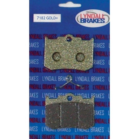 LYNDALL Racing Brake Gold Plus Brake Pad After Market Caliper 7182-Gplus