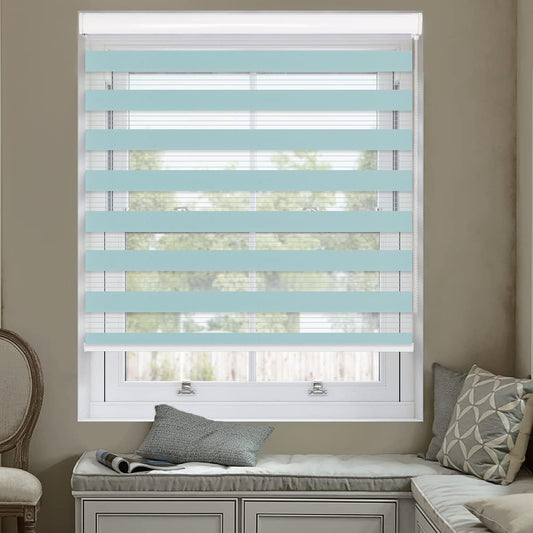 Dimmable Roll Screen Roll Curtain Custom Size Available Blind Chain Type Light Blocking Blindfold Plain Privacy Protection Easy to Install (Light Blue, Width 70 x Length 120 cm) Window width is 30-200 cm