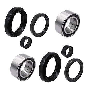 With front wheel bearing seal kit 07-13 Honda TRX420 RANCHER 420 4X4