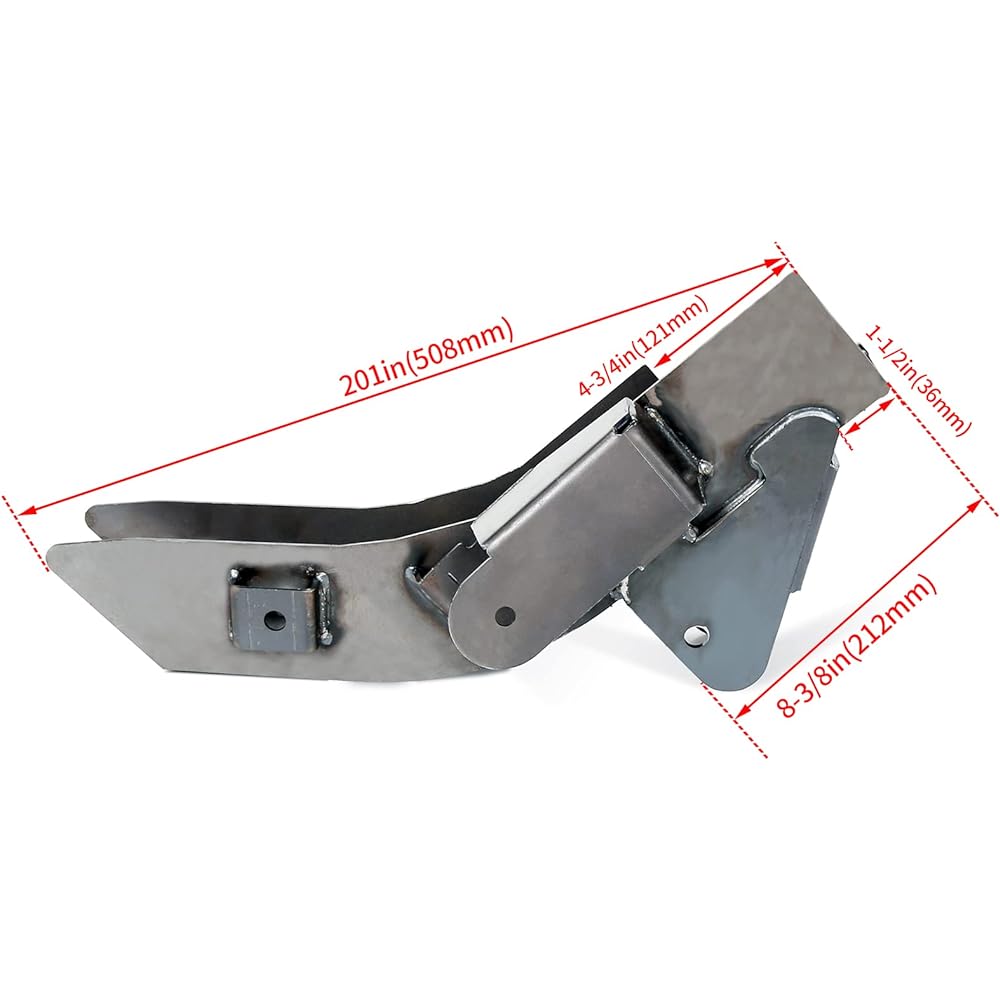Compatible with ECOTRIC Rear Trail Arm Frame Sabi Repair 1997-2006 JEEP WRANGLER TJ LH (rear driver)